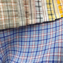 Camisa de vestir elegante cuadros a cuadros cómodos natrual 100% tejido de lino